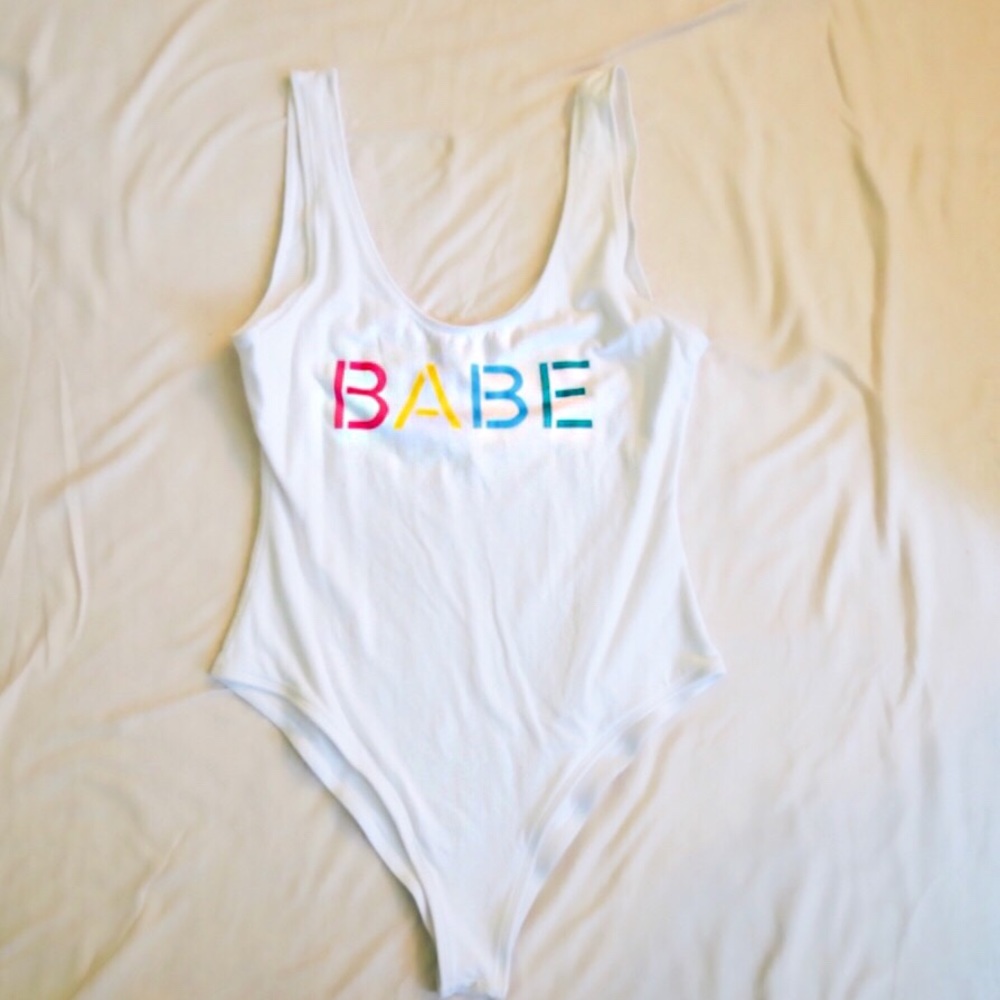 Pacsun “Babe” Cami Bodysuit